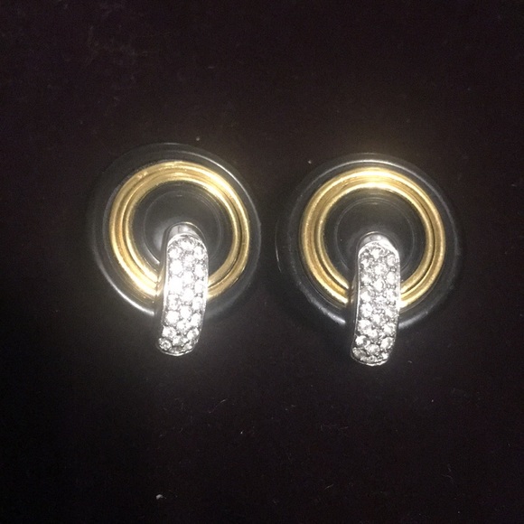 Authentic Vintage Givenchy ClipOn Earrings 1980 - Picture 12 of 12